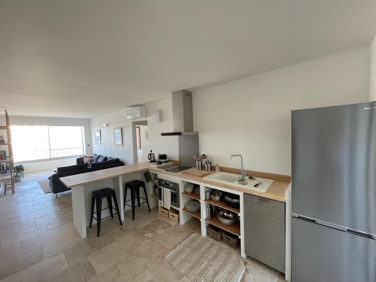 Design T3 Vue Mer Et Montagne 2 Chambres 3Mn De La Plage Fibre Clim Saint-Mandrier-sur-Mer Luaran gambar