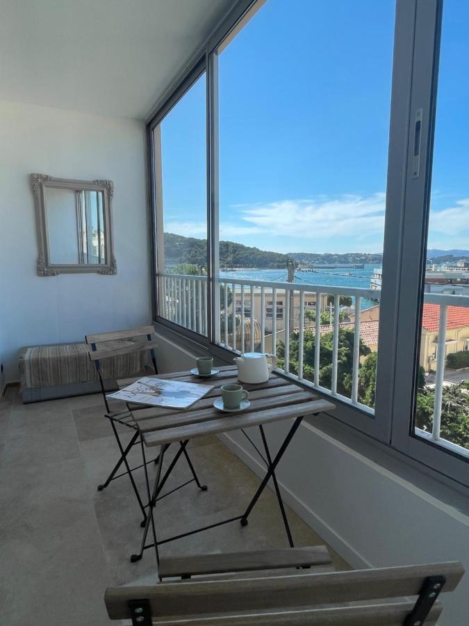 Design T3 Vue Mer Et Montagne 2 Chambres 3Mn De La Plage Fibre Clim Saint-Mandrier-sur-Mer Luaran gambar